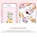 BENTOBEN iPhone 6 Plus Case, iPhone 6S Plus Case, Pineapple Dual Layer Protective Glossy Phone Case Cover, White/Rose Gold