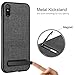 BENTOBEN Case for iPhone Xs Max, Super Slim Kickstand Flexible Soft TPU Full Body Protective Shockproof Anti Scratch Sturdy Protection Boys Men Phone Covers for Apple iPhone Xs+ Max, Gray/Black