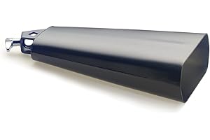 Stagg CB309BK 9.5-Inch Rock Cowbell for Drumset - Black