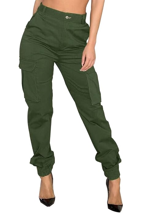 camo cargo pants women
