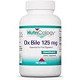 Nutricology Ox Bile 125 mg - Supports Fat Digestion - Delivers 125 mg Concentrated Bile Salts per Serving - Hypoallergenic & 