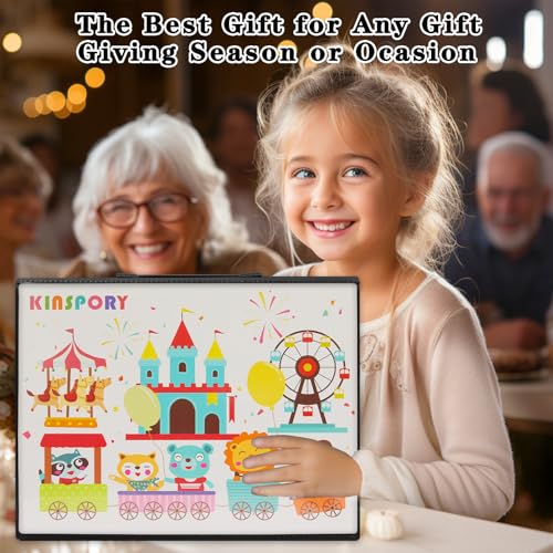 KINSPORY 290 Pieces Children's Painting Case, Drawing Games, Children's Paints, Drawing Pencils, Easel Painting