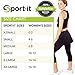 Sport-it Womens Capri Skirt, Active Skapri with Pockets, Running Skirted Leggings, Athletic Skort