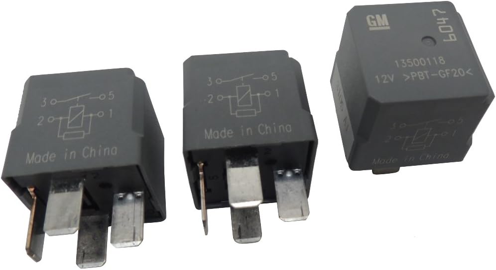Amazon Com Oem Gm 4 Pin Relays 3 Pack 13500118 6047 4
