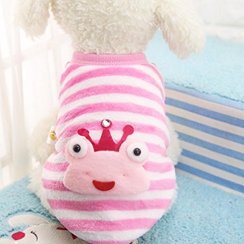 Pet Apparel, ღ Ninasill ღ Cute Dog Cat Puppy Clothing Sweater Small Puppy Shirt Soft Pet Cat Coats (M, Multicolour 6) - Thumbnail 2