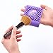 BUMP IT OFF Multi-Use Silicone Cleaning Tool for MAKEUP BRUSHES - SKINCARE - LAUNDRY - KITCHEN - PETS -ORANGE
