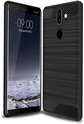Nokia 9 Case SunYu Frosted Shield Luxury Matte Plastic Slim and Anti-Scratch and Non-Slip Case Cover For Nokia 9(Black)