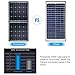 POWERADD 100W Solar Charger, 18V 12V SUNPOWER Solar Panel Water/Shock / Dust Resistant Foldable Panel for Laptop, MacBook, iPhone, Samsung, Generator, ChargerCenter, UPS and More
