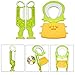 [FDA Certified] Ostrich Toilet Step Trainer Ladder for Kid and Baby, Children’s Toilet Seat Chair, Toddlers Toilet Training Step Stool for Girl and Boy (Green)