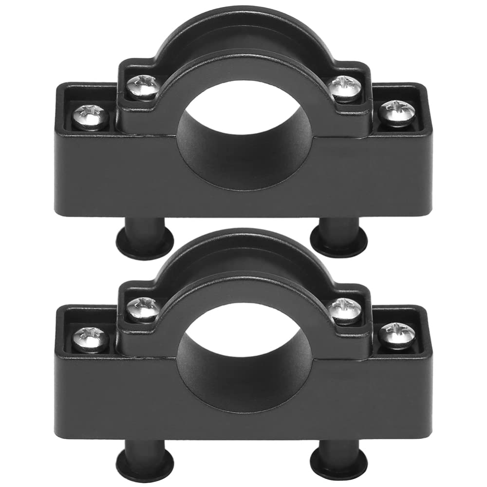 soonbuy 1 Pair Marine Boat Kayak Canoe Outrigger Stabilizer, Nylon Mount Mounting Bracket Holder Hardware, Mount Holder/Motor Bracket Pole Clip Replacement Accessories black