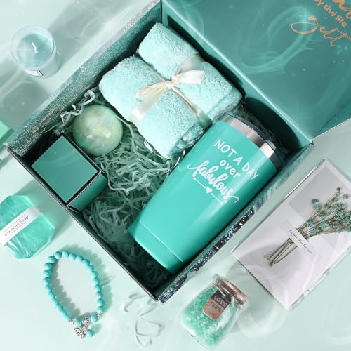 Anniversary Gift for Women - Gift Set for Best Friend, Wife or Girlfriend - Blue