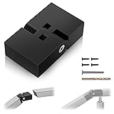 Gyykzz 1 Pack Black Vertical Pivot Connector for