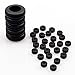 8 Sizes Rubber Grommet Kit Ring Assortment Set Electrical Gasket Tools for Wire, Cable and Plug (180 Pcs)