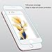 JOTO iPhone 8 Plus / 7 Plus Screen Protector, Full Screen Tempered Glass Screen Protector Film, Edge to Edge Protection Screen Cover Saver Guard for Apple iPhone 8 Plus/iPhone 7 Plus 5.5 Inch -White