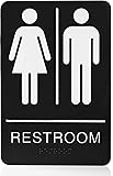 Bebarley Self-Stick ADA Braille Unisex Restroom