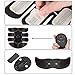 MuscleT Abs Stimulator Muscle Toner Trainer EMS Abdominal Trainer Ultimate Ab Stimulator for Abdominal Work Out Abs Power Fitness Abs Training Gear Flex Belt Workout Equipment Portable (Red)