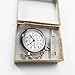 Silver Tone Nurse Watch Clip-On Brooch Pocket Second Hand Clock Medical Gift Box Lanyard FOB ID Tag Timer