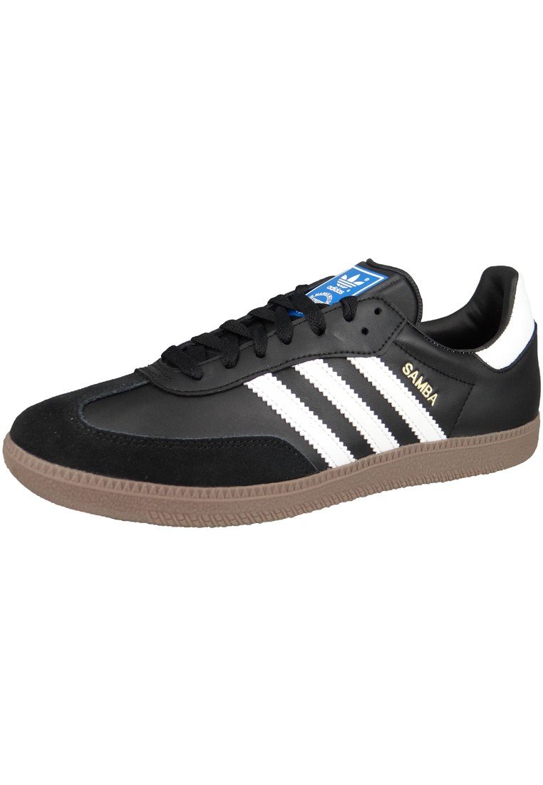 adidas Originals Men's Samba Trainers, Black White 019000, 8.5 UK