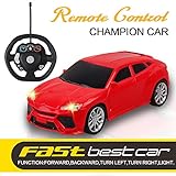 Litzpy's Best Starter Fast Moving Remote Control Car with Head Lights Red