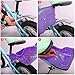DRBIKE Doll Seat With DIY Decals for Girls' Bike - Kids' Accessories, Doll Carrier Fits Standard Sized Dolls and Stuffed Animals - Lavender