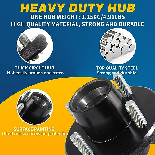 Parnells - High Speed Trailer Kit - 2 Wheels And Tyres 4.80/4.00-8 2 Captive H - Foto 2