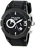 MULCO Unisex MW5-2828-025 Analog Display Japanese Quartz Black Watch