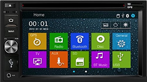 In Dash DVD CD GPS Navigation Bluetooth Touchscreen Direct Plug and Play Radio for Nissan Frontier 2001-2008