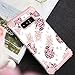 LONTECT Compatible Galaxy Note 8 Case Floral 3 in 1 Heavy Duty Hybrid Sturdy High Impact Shockproof Protective Cover Case for Samsung Galaxy Note 8, Pineapple/Rose Gold