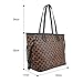 Womens Handbags All-over Printed Purses Satchel Shoulder Bag with Zipper Wallet