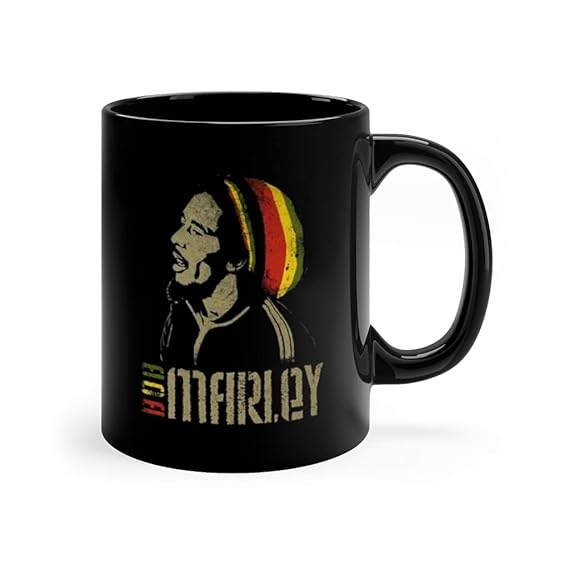Buy bestylishart Ceramic BOB Marley Legend Designer Craft Printed Black