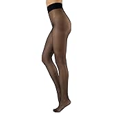CALZITALY Sheer Tights, Floral Print, Animal Print | 20 DEN, Black, Skin, Suntan, S, M, L, XL, Made in Italy