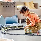LEGO City Express Passenger Train Set 60337 with Remote Control & 6 Minifigures view 8