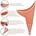 Female Portable Urination Device -Lets You Pee Standing Up - Lightweight Silicone Portable Travel Urinal- Perfect for Camping, Traveling, Hiking,Climbing, Festivals- Includes Carry Bag (Skin Color)