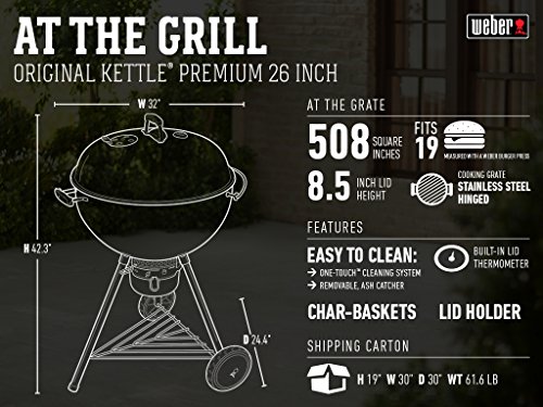 2 Weber+Original+Kettle+Premium+Charcoal