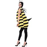 EraSpooky Adult Bumble Bee Costume Party Cosplay Fancy Dress
