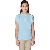 French Toast Girls' Short Sleeve V-Neck Tee - Soft Poly Blend Jersey Top For Kids - View #7