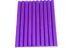 XICHEN®10PCS Vintage Sealing Glue Gun Sealing Wax Wax Sticks Wax Seal Supplies a Variety of Colors (Purple)