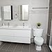 Amazon Basics AB-BR815-SN Bathroom Hardware Set - 3-Pieces, Variety Pack, Satin Nickel