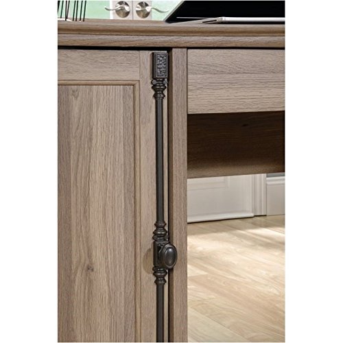 Pemberly Row Home Office L Shaped Corner Desk with Computer Tower