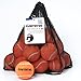Gamma Bag of Pressureless Tennis Balls - Sturdy & Reuseable Mesh Bag with Drawstring for Easy Transport - Bag-O-Balls (18-Pack of Balls, Orange)