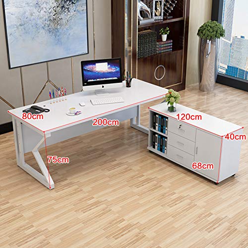 Computer Table Boss JiaQi Large Office Boss Desk,Simple Modern Computer Philippines | Ubuy