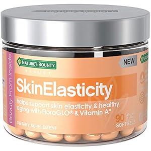 Image of Nature's Bounty Skinelasticity Dietary Supplement with Vitamin A + Floraglo, Helps Support Skin Elasticity & Health Aging*, 90 Softgels