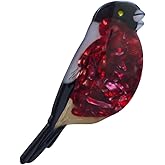 Cute Bullfinch Hair Clips,Novelty Acetate Hair Clip,Small Bird Claw Clips for Women,Grey