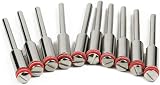 Plentoy 10Pcs 2.35mm Shank Cutting Disc Rotary Mandrels Holder for Dremel Tools view 2