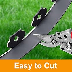 AUKAR Landscape Edging Kit 33ft Length No Dig