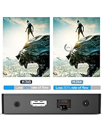 Aumkoo HK1 - Caja de televisión para Android 8.1 (64 bits, 2 GB de RAM, 16 GB, 4 GB, 4 K, H.265, 2,4 GHz, 2 GB 16 G)