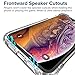 IVSUN iPhone Xs Max Case Clear, Shockproof Anti-Yellow TPU iPhone Xs Max Case 6.5″ Silicone Rubber Cover Anti-Watermark