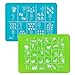 Brinware Placemat Set - ABC & 123 - Blue/Green