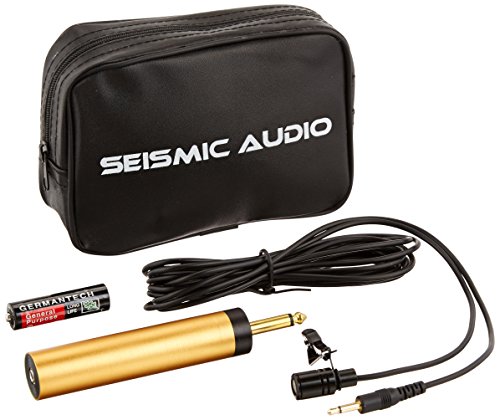 Seismic Audio SA-M40-2 Lapel Omni-Directional Microphone for Voice Recording, PC, Laptop and Skype