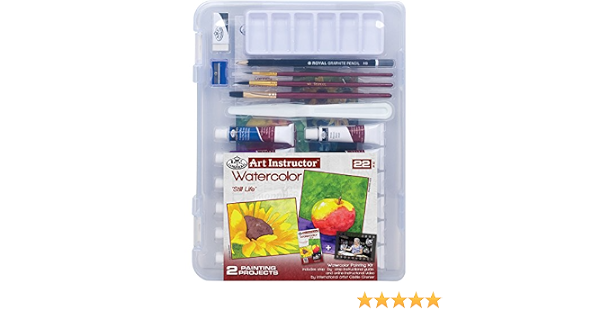 Amazon.com: Art Instructor Watercolor Clearview Art Set-Small - 22Pc : Everything Else